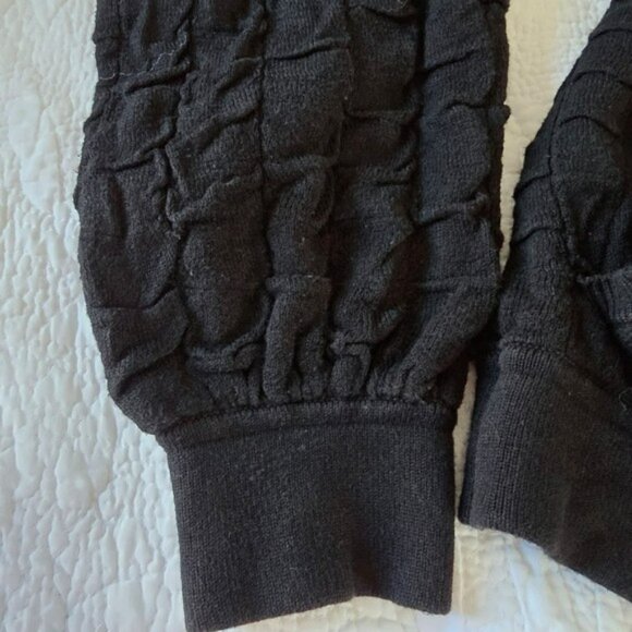 Free People Beach Women’s Cardigan Top Size Small Black Textured Cork Buttons - Picture 6 of 13